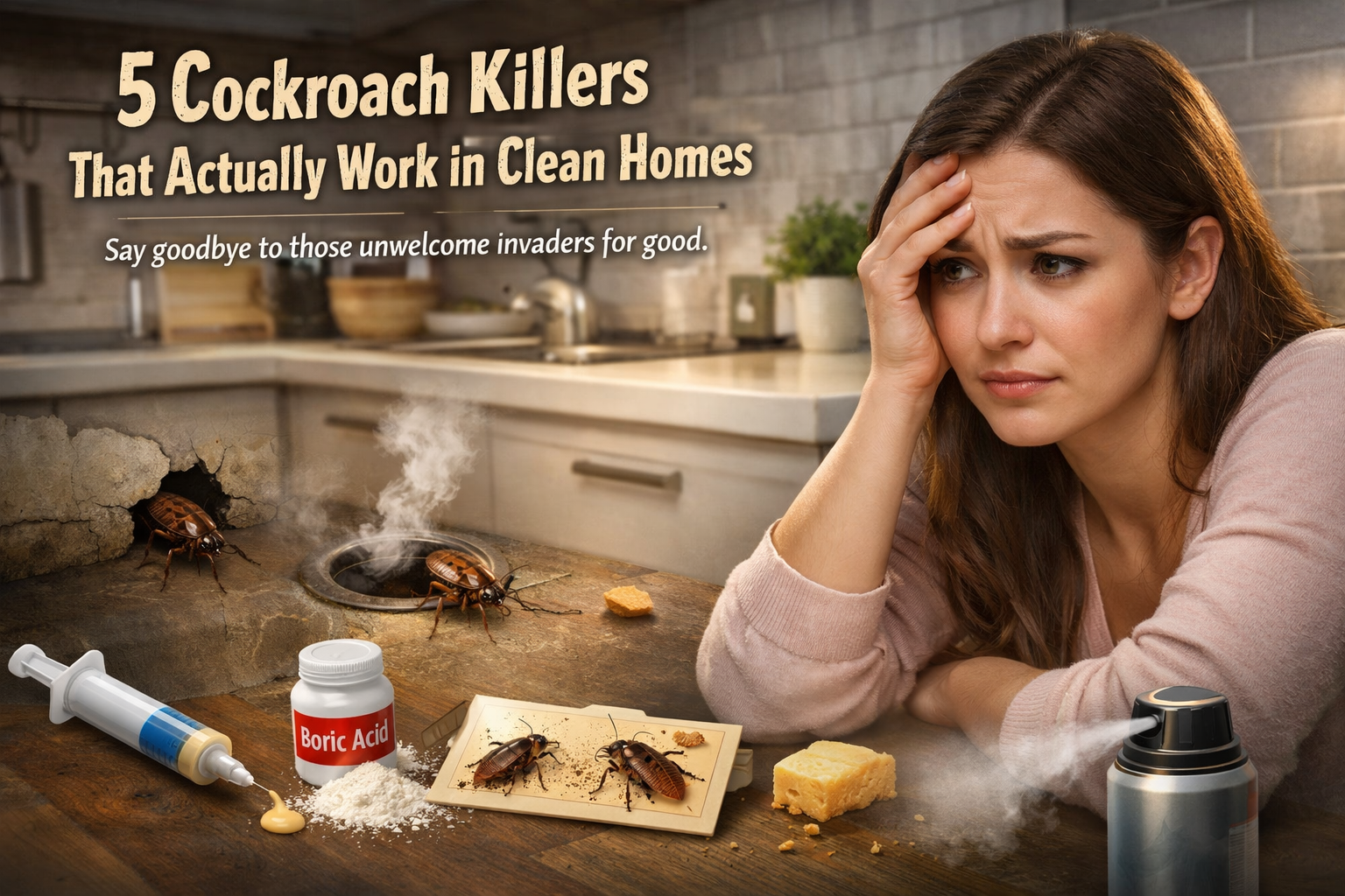 5 Cockroach Killers That Actually Work in Clean Homes